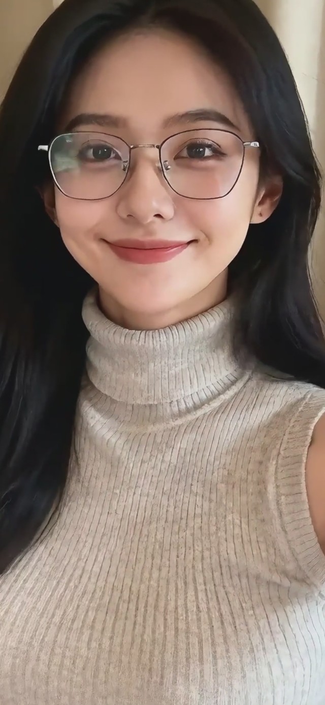 禁欲金丝眼镜美女