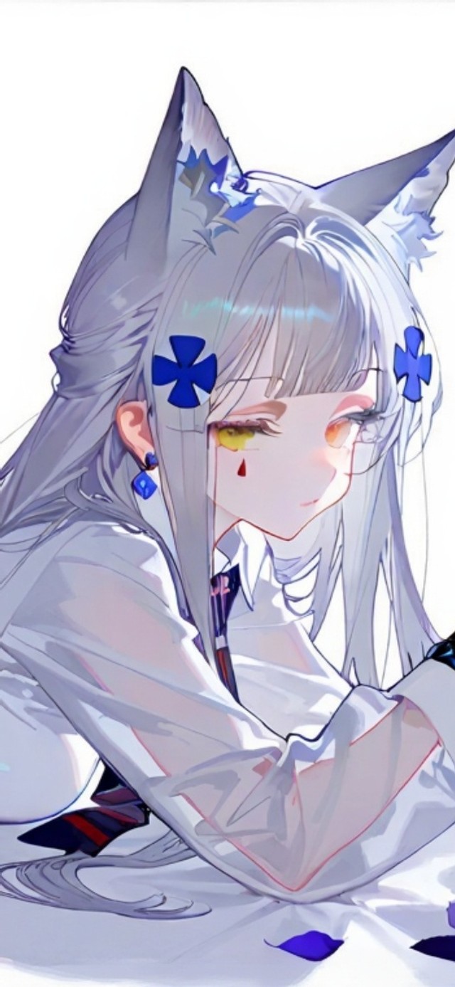 趴着的黑丝jk少女-迷迭香