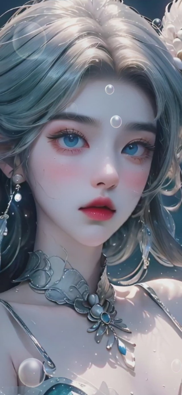 妖河龙女（3D壁纸）