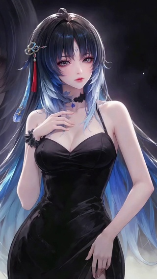 黑裙少女秧秧·玄翎