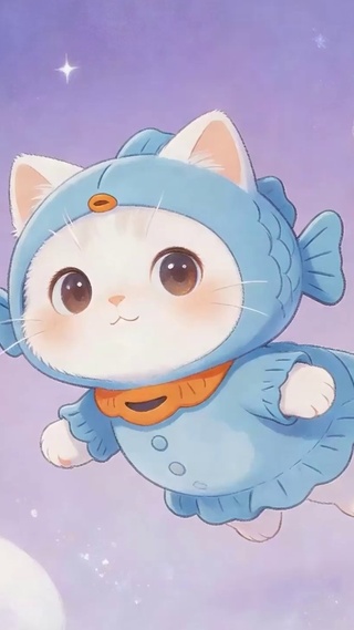 夜景猫咪