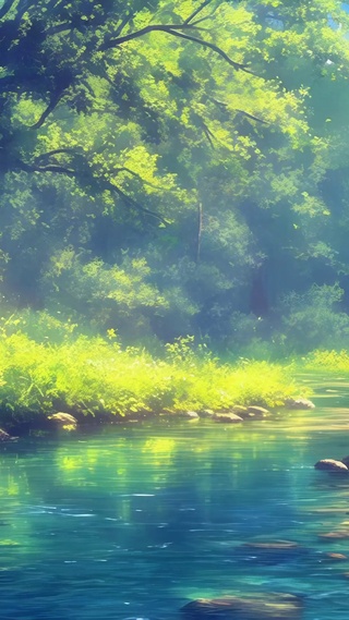 翠谷溪流