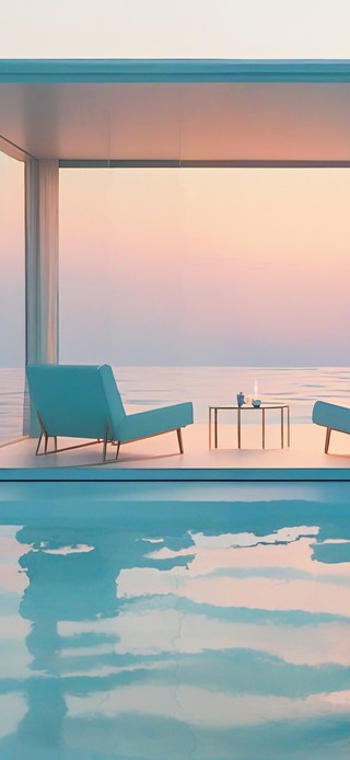 海上玻璃小屋