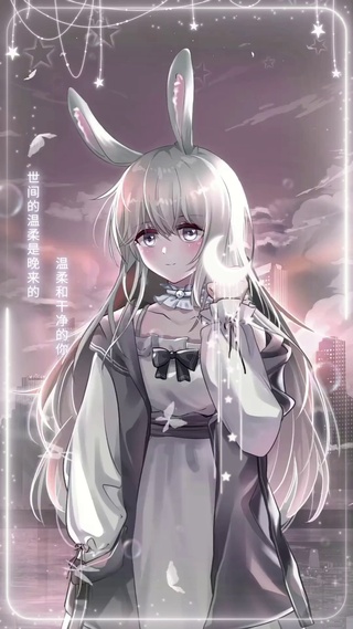 星河少女萌兔温柔守护