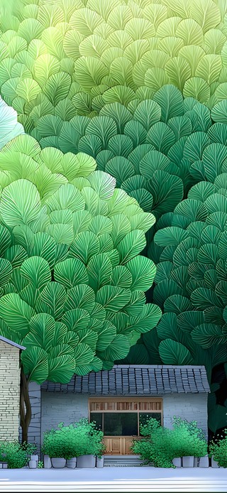 4K 森屿叠翠 烟火人家