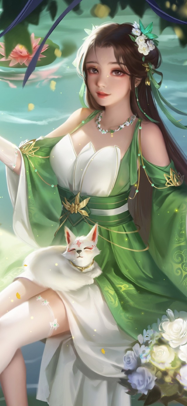 4K唯美古风青衣美人