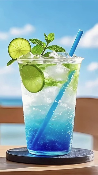 海边冰饮