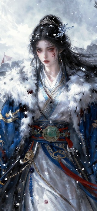 4k古风帅气美女