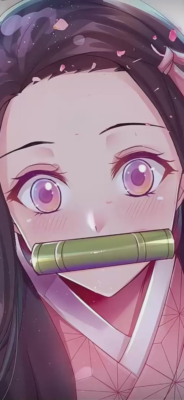 桃花下的弥豆子