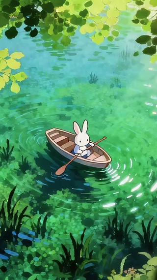 治愈森林渡船小兔