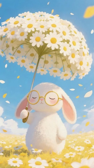 雏菊花伞