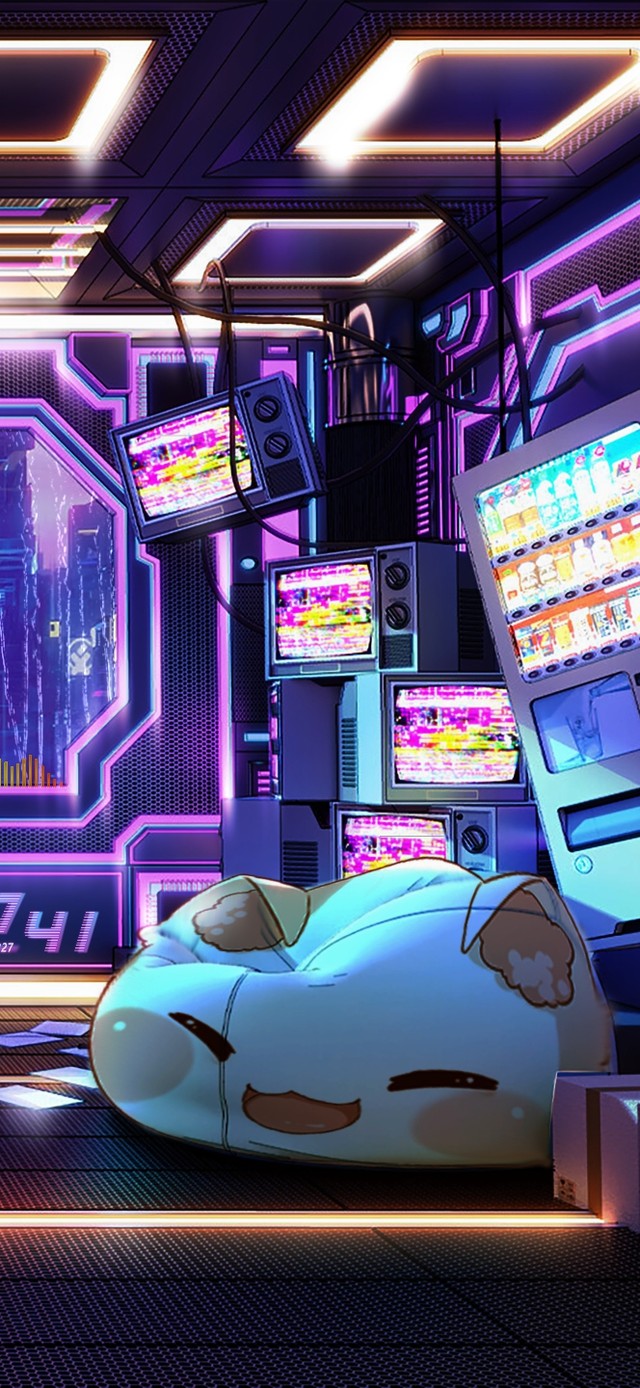 4k赛博朋克房间