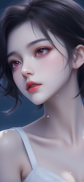 短发女孩