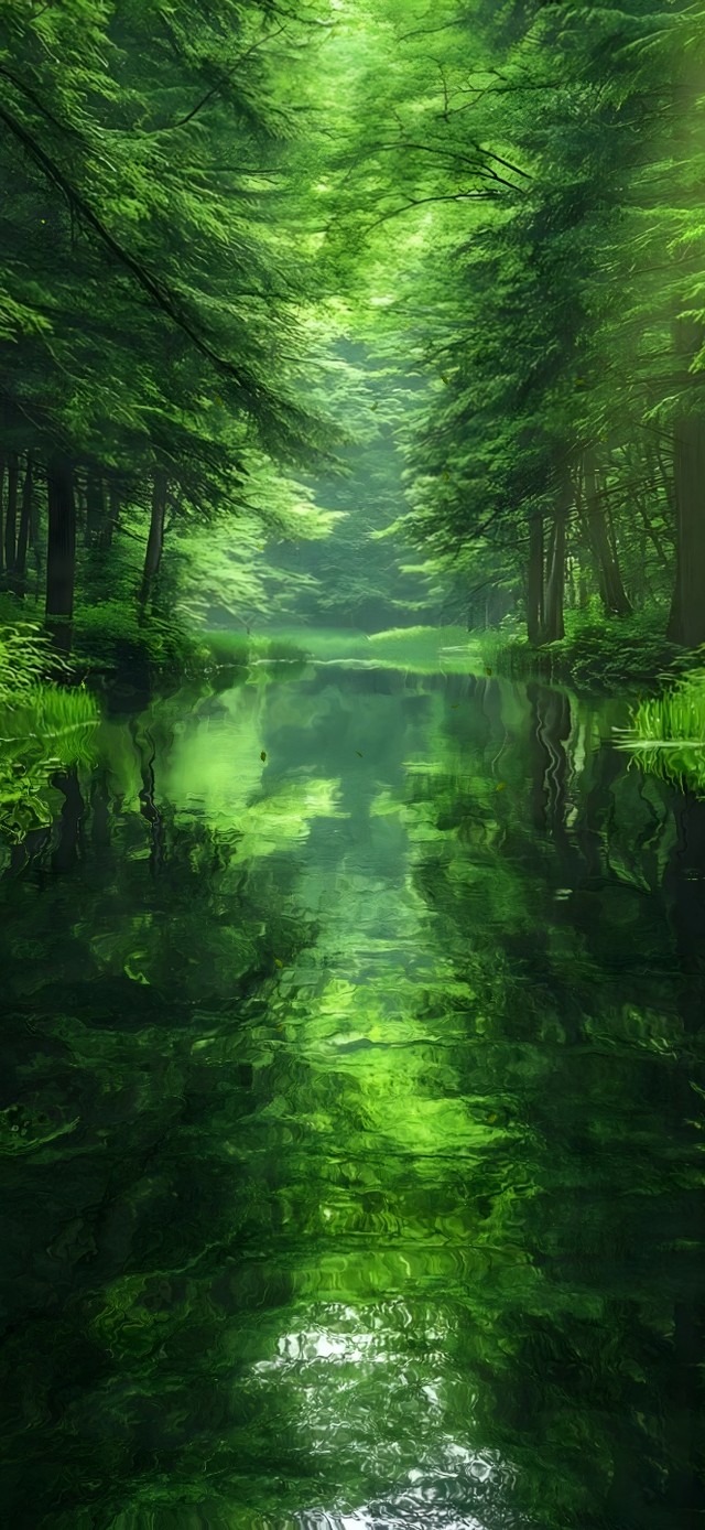 超解压绿意护眼雨林