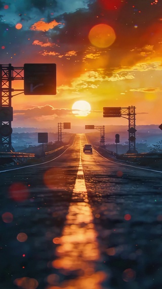 落日黄昏