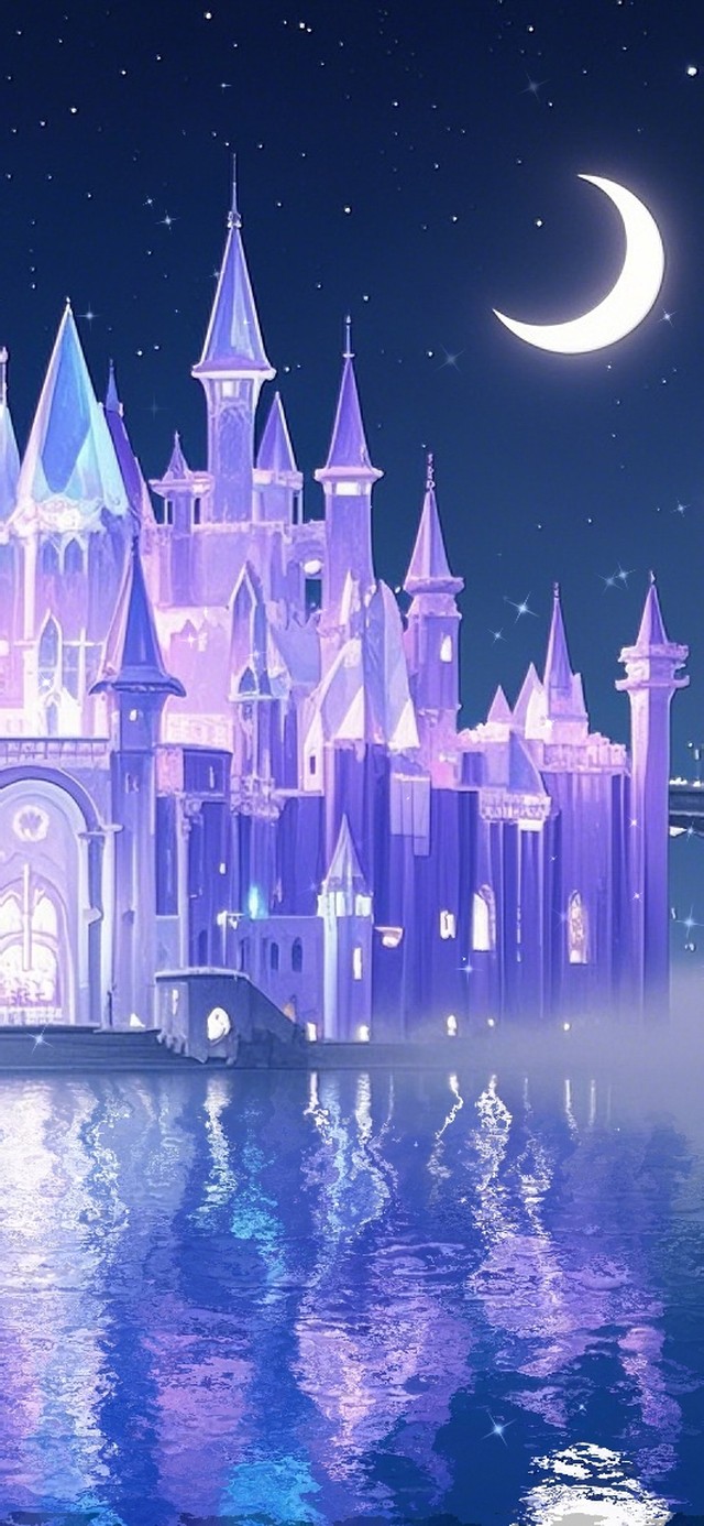 月下紫水晶城堡