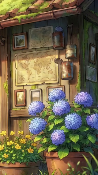 森林里的旧书屋