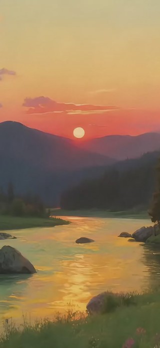夕阳