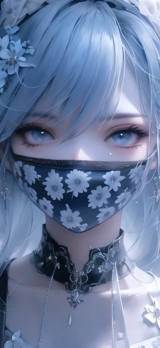 可爱长发女孩