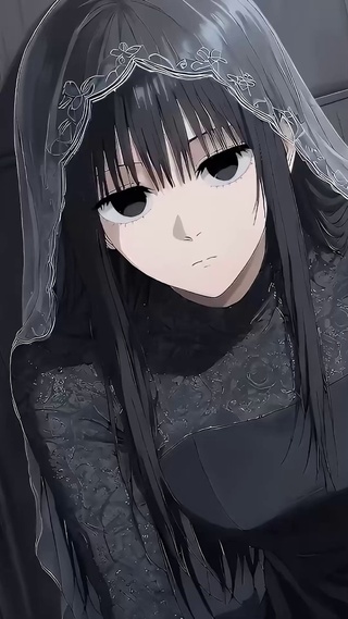 坂本日常黑长直少女