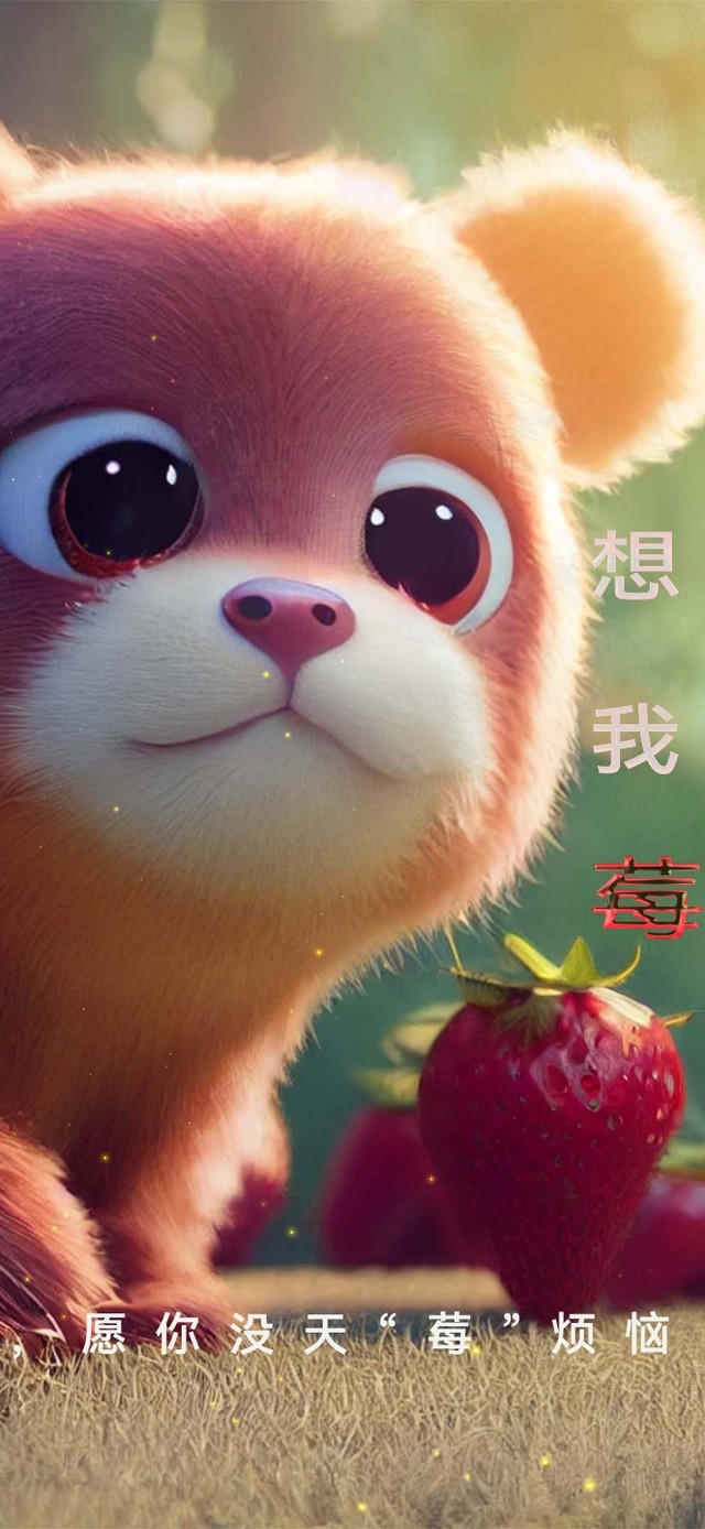 万物皆可爱，愿你没天“莓”烦恼