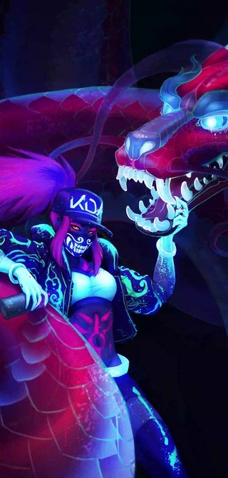 KDA 阿卡丽壁纸 - KDA 阿卡丽手机壁纸 - KDA 阿卡丽手机动态壁纸 - 元气壁纸