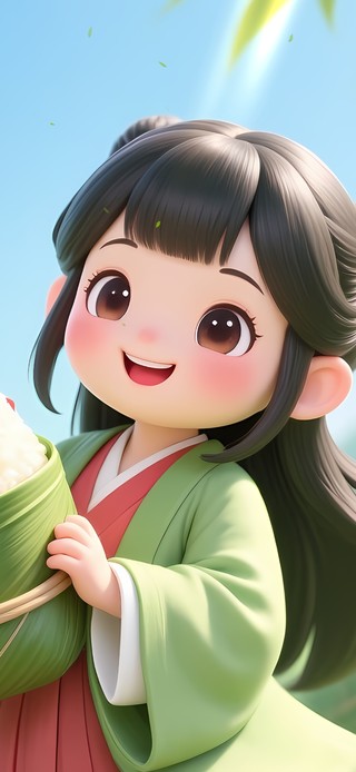端午节包粽子