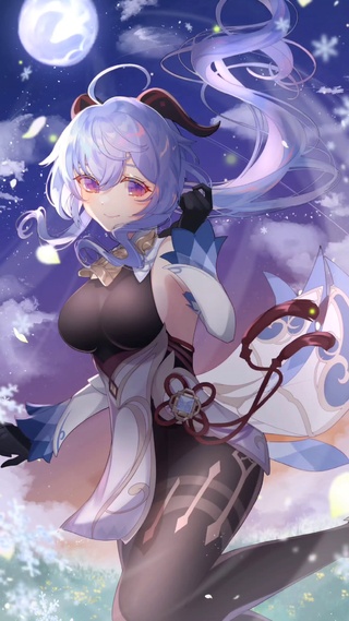 月下美人兽娘甘雨4k