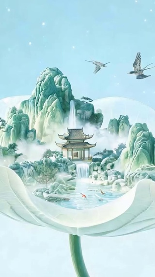 古风山水
