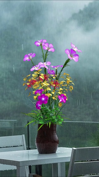 花开风雨不相妨，说甚不来花下醉