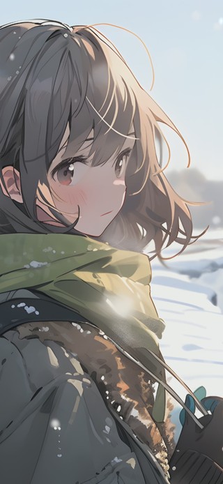 雪地少女