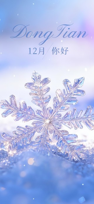 十二月你好～雪花