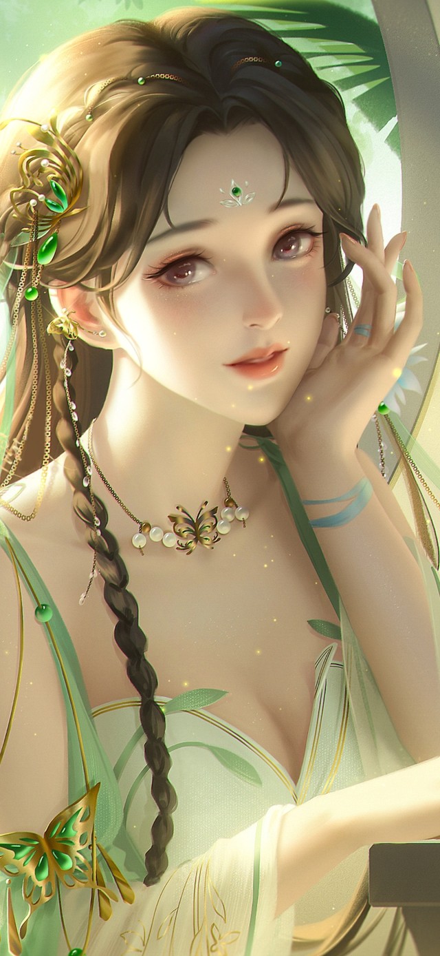 4K唯美古风清纯美女