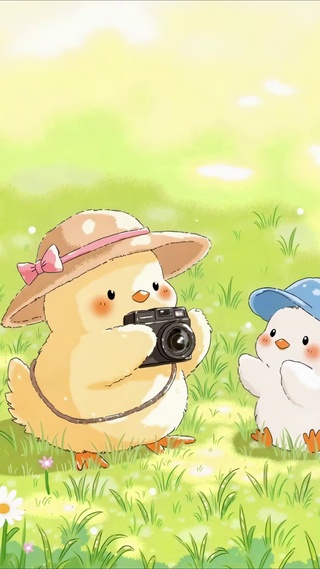 春野留影可爱小鸡