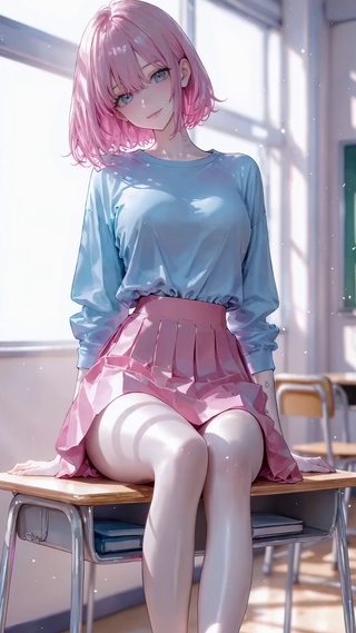校园清纯美女