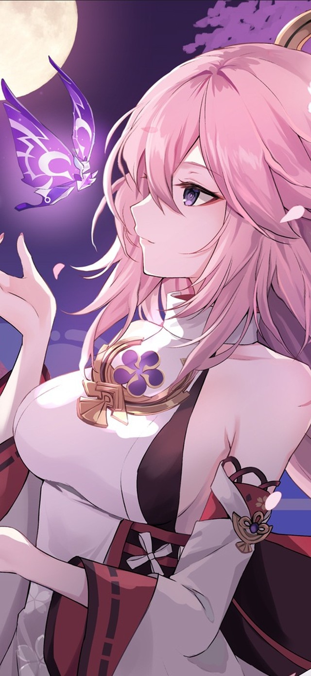 4k唯美桃花少女