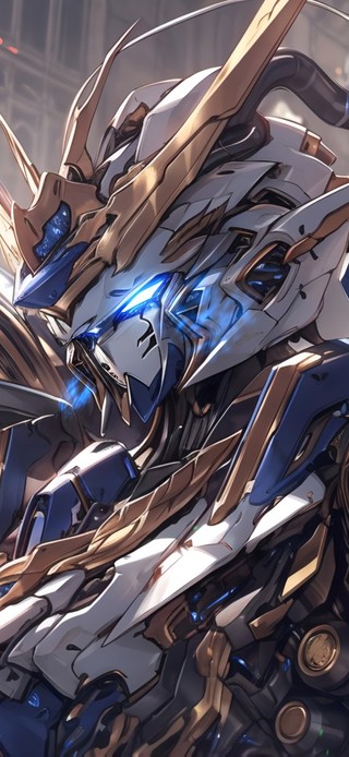 4K蓝色机甲
