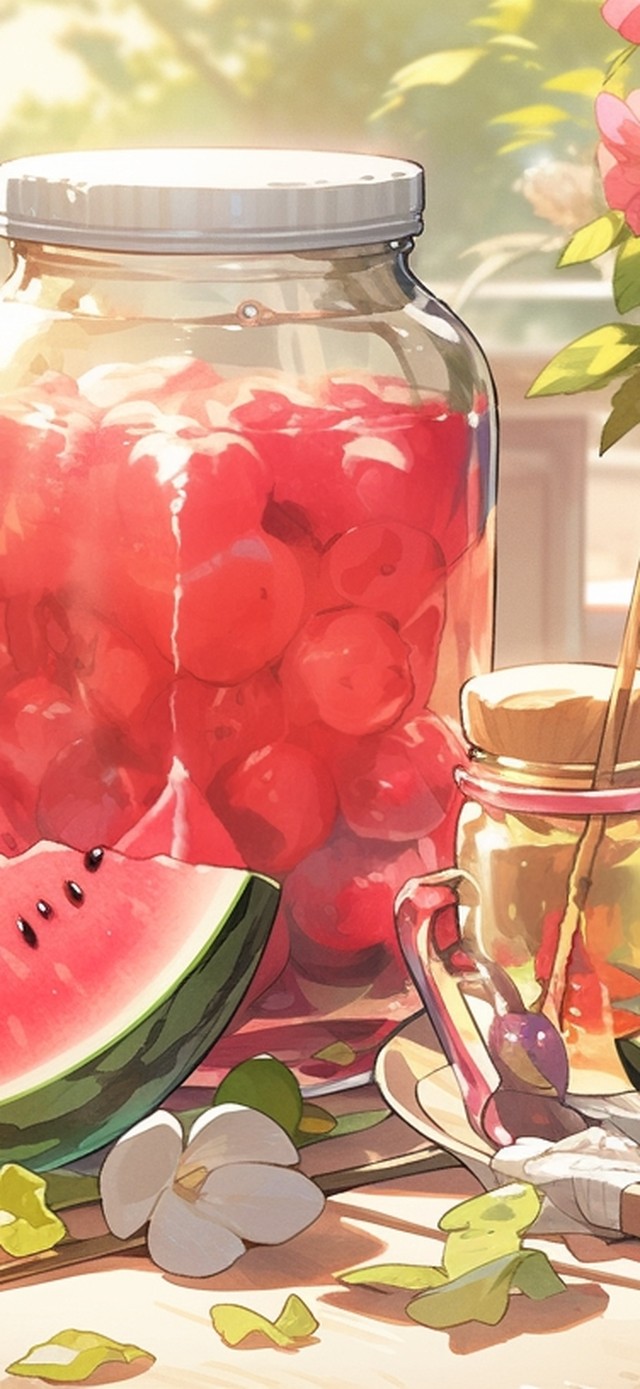 夏天的味道夏日冰饮西瓜汁