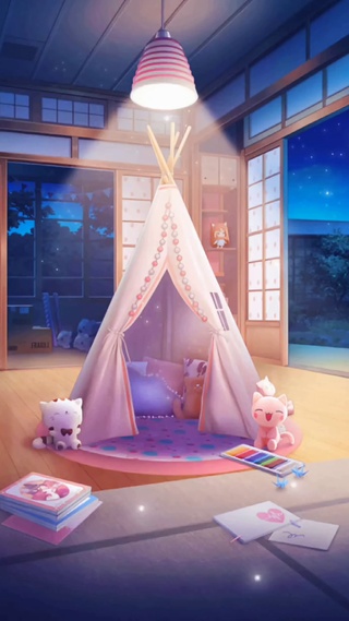 小小帐篷·昼夜更替