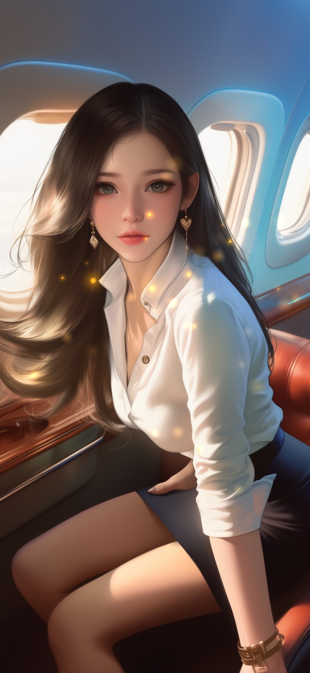 袅娜少女羞，岁月无忧愁