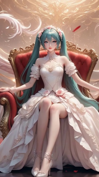 唯美花嫁初音未来
