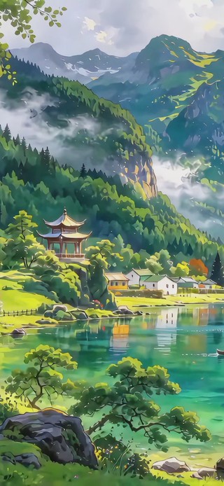 治愈护眼风景