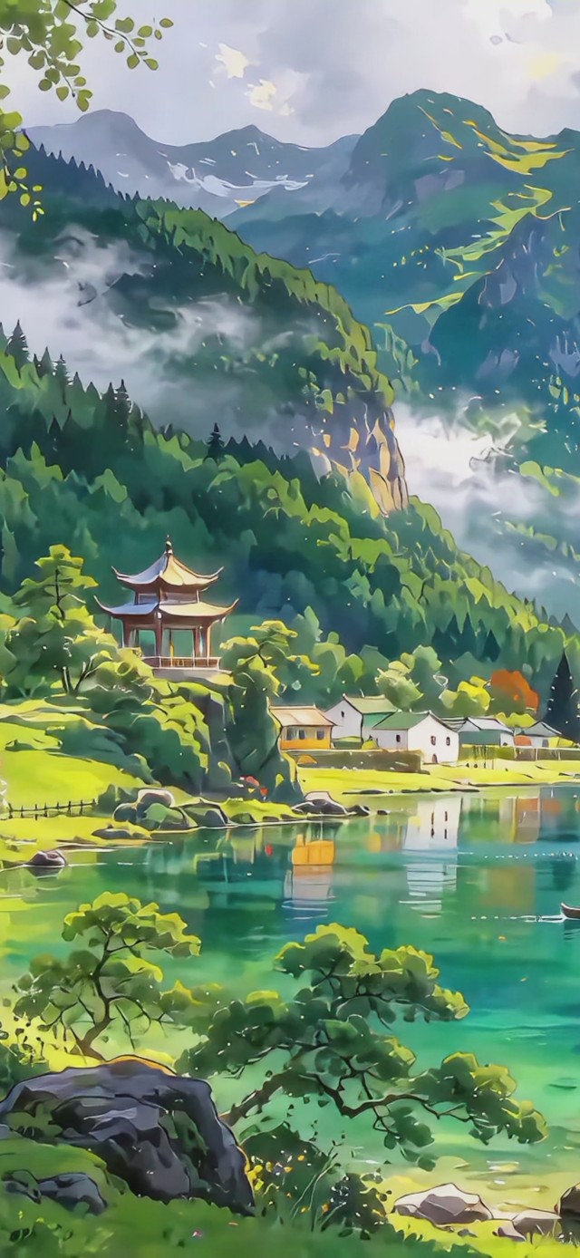 治愈护眼风景