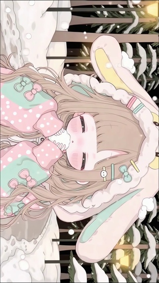 可爱兔兔女话