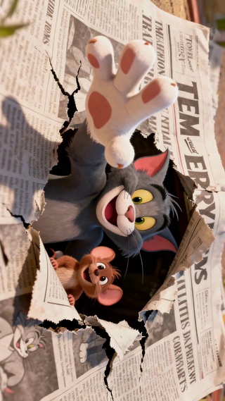 小清新汤姆与杰瑞的童趣破界时刻