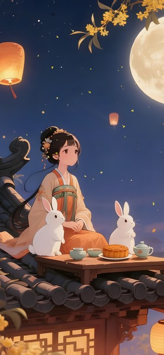 中秋赏月