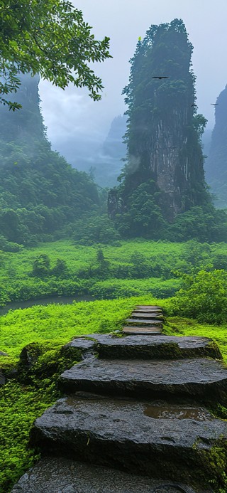 深山雨林