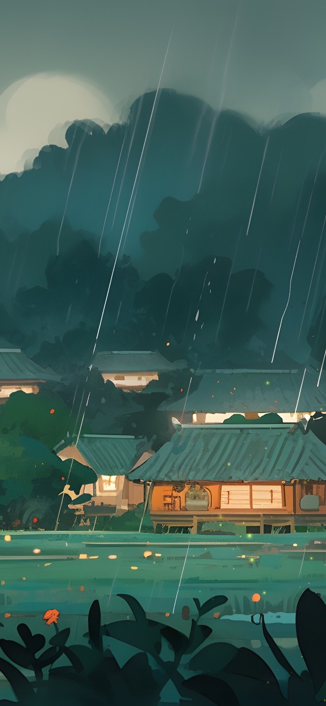 空山新雨后