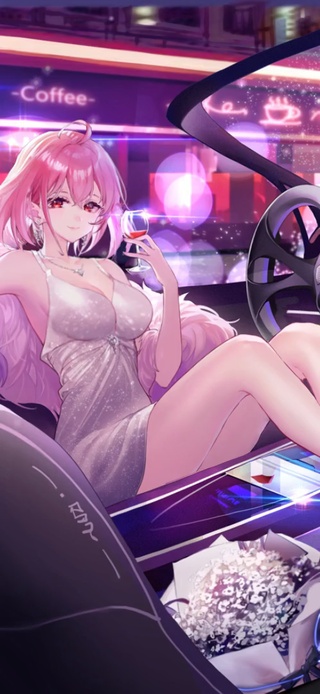 香车美女