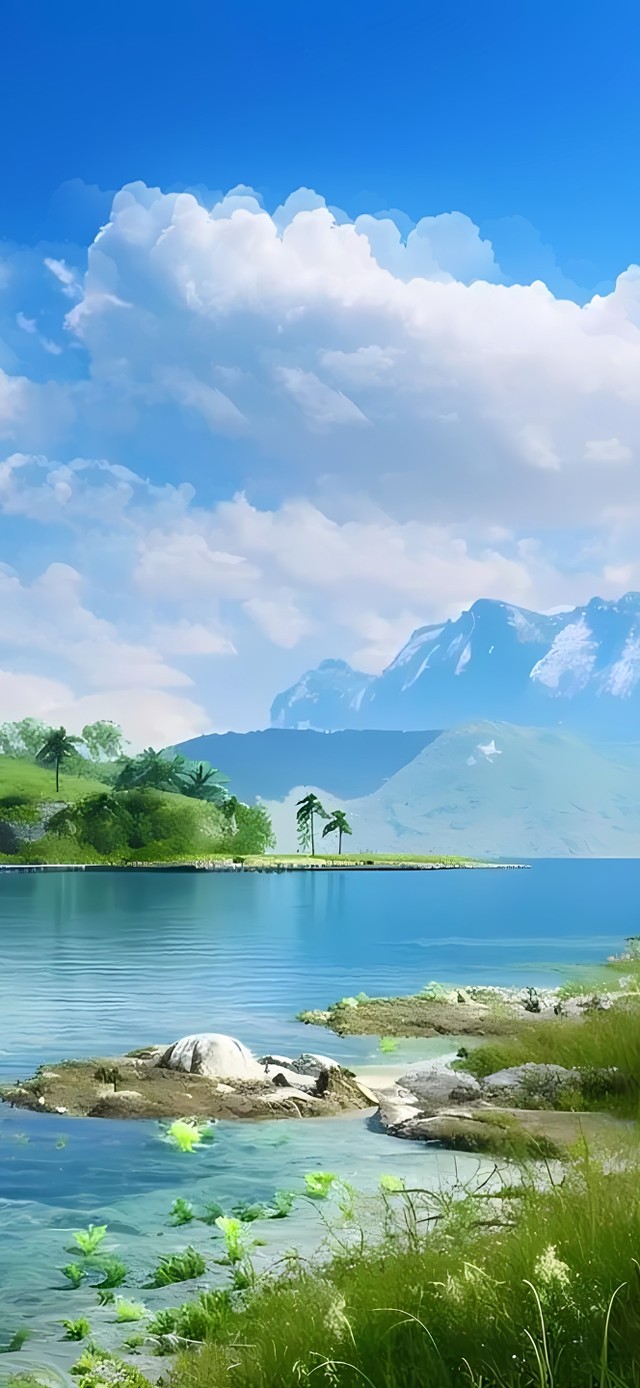 4k湖泊风景